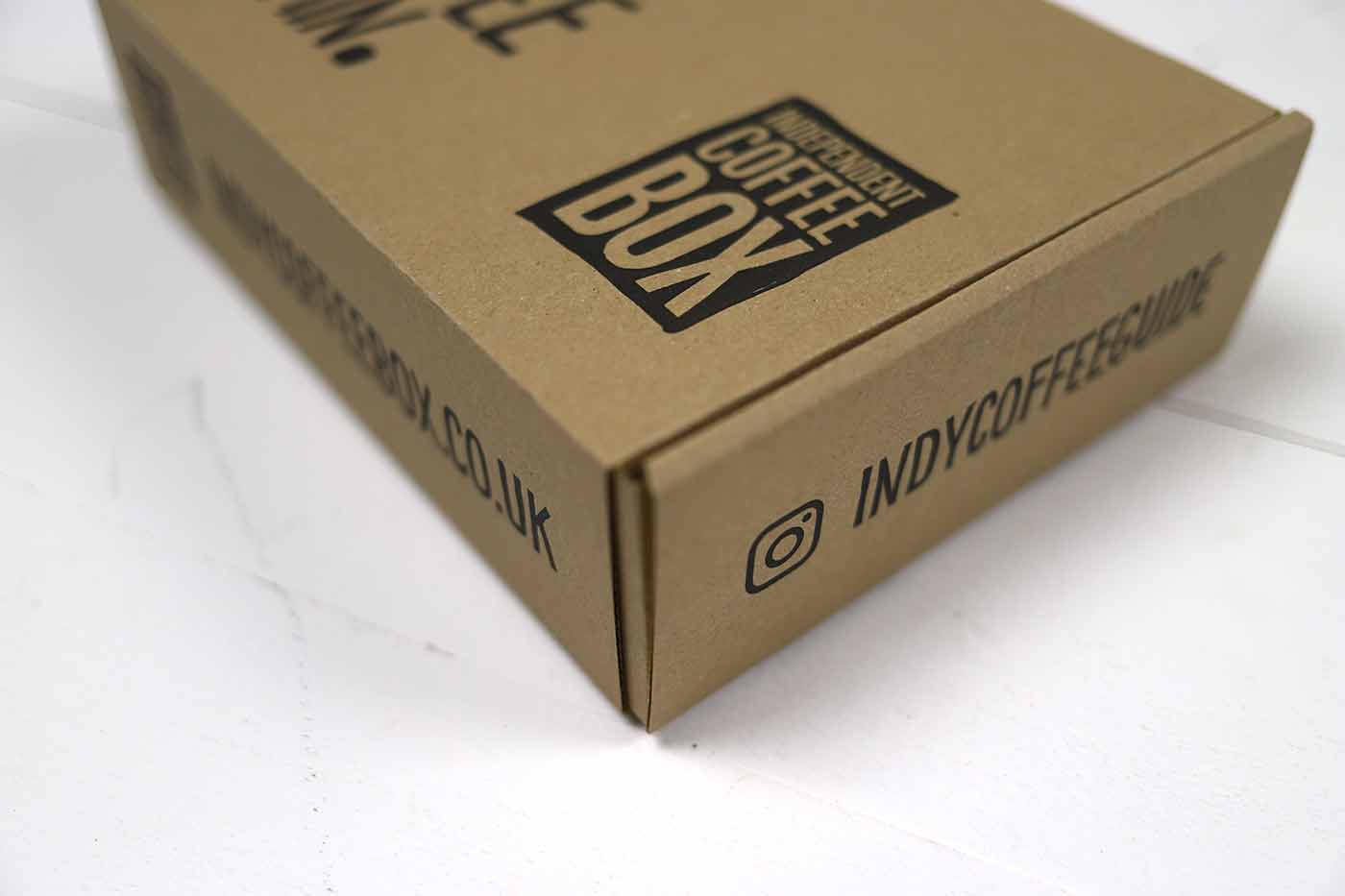 indy coffee box packaging